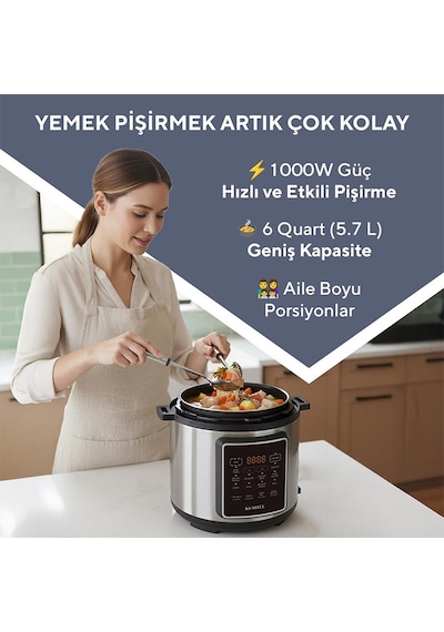 Kumtel HPC-03 Elektrikli Çok Amaçlı Pişirici