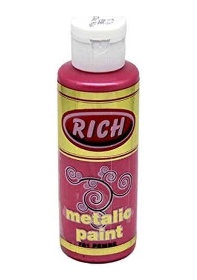 Rich Metalik Akrilik Boya 130Cc. N 761 Pembe