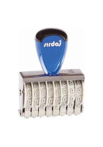 Sırdaş Numaratör 5 MM 8 Hane 1658