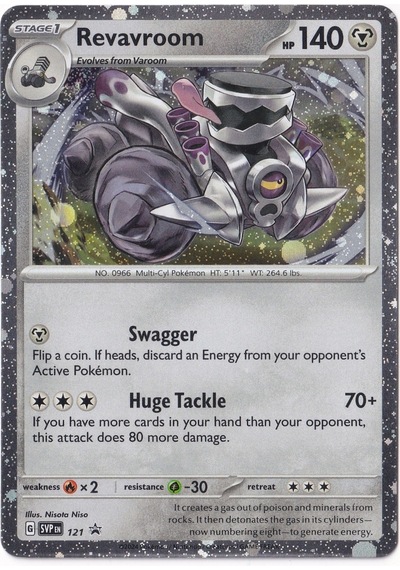 Revavroom 121 - Pokemon Promo - Pokemon Kartı Mint