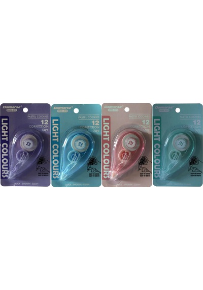 E&d Ofis Daimarse Light Colors 5mmx12mt Şerit Daksil Pastel Renkler - 1 Adet /