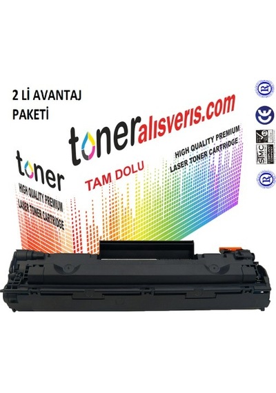 Paintter Hp Ce 285A 2Li Paket Uyumlu Toner P1100, P1102W, M1132, M1212, M1217