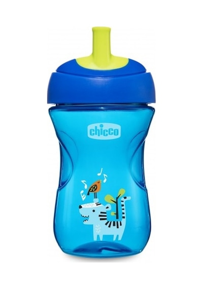 Chicco Pipetli Eğitim Bardağı Erkek 12+ Ay Mavi