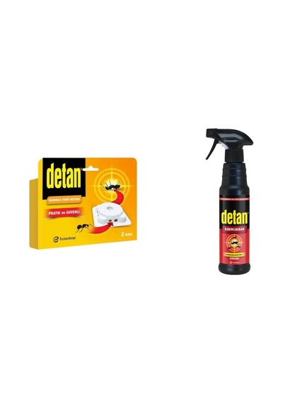 Detan Karınca Ilacı Karıncakıran 250 ML + Karınca Yemi Extra 2'li