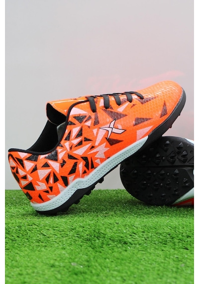 Kinetix Estes Tf Turuncu Çim Saha Halı Saha Futbol Ayakkabı 001