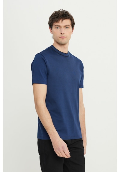 AC&Co / Altınyıldız Classics Erkek Lacı %100 Pamuk Slim Fit Dar Kesim Bisiklet Yaka Jakarlı Tişört Lacı AC&Co / Altınyıldız Classics Erkek Lacı %100 Pamuk Slim Fit Dar Kesim Bisiklet Yaka Jakarlı Tişört Lacı