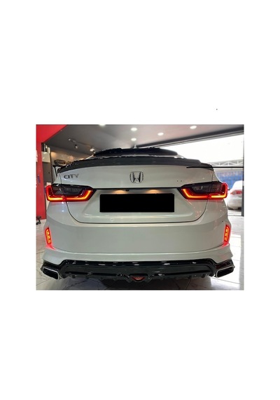 Honda City Arka Ek Plastik Siyah Difüzör 2022-2025 Arka-bodykit-ek-karlık