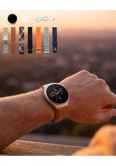 7 Kordonlu Akıllı Saat Bluetooth Arama Bildirim Ve Spor Takip Özellikli