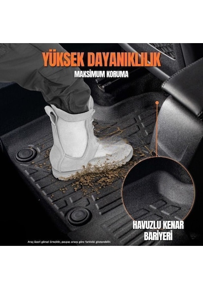 Renault Duster 3d Paspas Havuzlu Pro 2024 Sonrası