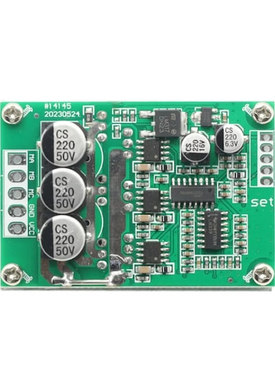 Dc 12v 36v 15a 500w Fırçasız Motor Sürücü Soğutucu Pwm Bldc Hız Kontrol Kartı İleri Geri Yön