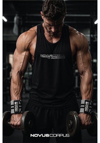 Ağırlık Bilekliği Wrist Wraps Crossfit Fitness Bilekliği Bilek Koruyucu Destek Bilekliği - 2 Adet - Gri/siyah