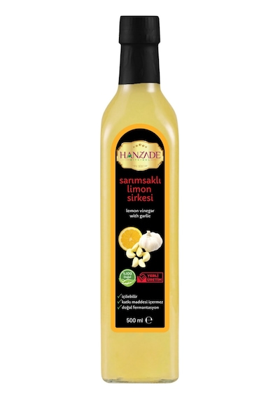 Hanzade Bitkisel Sarımsaklı Limon Sirkesi 500 ML