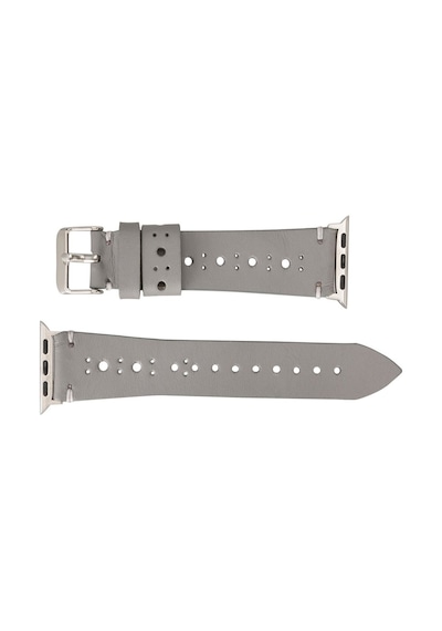 Bouletta Apple Uyumlu  Watch Deri Kordon Ba8 42-44-45Mm Rst9 Gri