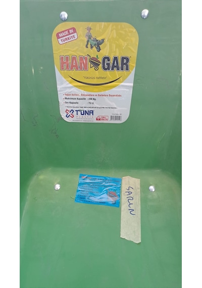 El Arabası - Hangar Plastik Yeşil Teknesi Plastiktir