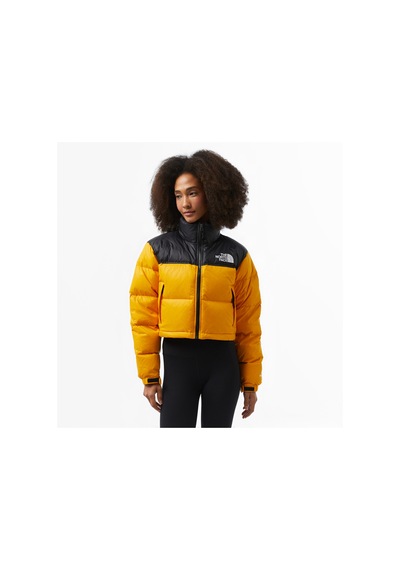 The North Face Nuptse Kadın Kısa Sarı Ceket Düz Nf0a5ggezu31 6234730
