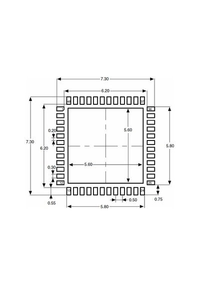 Stm32f401ccu6 48qfn Entegre 32 Bit Arm Cortex-m4 Risc Mcu Dsp Fpu 256 Kbytes Flash Memory 84 Mhz Cpu