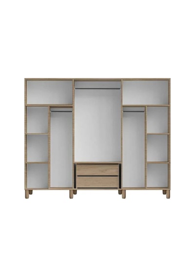 Picklet 6 Kapılı Mdf Gardırop Çok Renkli Picklet 6 Kapılı Mdf Gardırop Çok Renkli