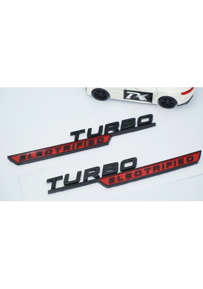 Dk Tuning Benz Turbo Electrified Çamurluk Yanı Kırmızı Logo Amble
