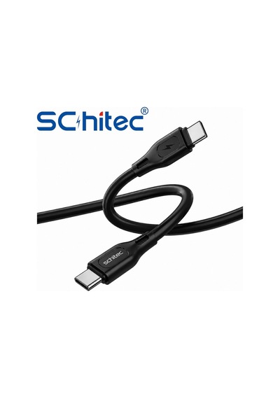 Schitec 60w Type-c To Type-c Hızlı Şarj Ve Data Kablosu Siyah 1m Hg/c-09cc