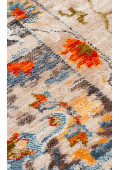 Hoom Rugs Petra 19 Bej Multy Makine Halısı Mavi