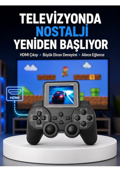 S10 Gamepad Hdmı Tv Bağlantılı 520 Klasik Retro Oyun 2025 Seri Orijinal Yeni Nesil