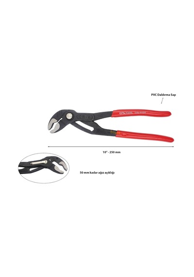 Ceta Form 250 Mm Düğmeli Tip Papağan Pense E30q-54-0250