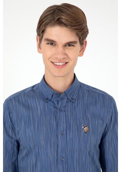 U.s. Polo Assn. Erkek Gömlek 50292418-vr212 Mavi