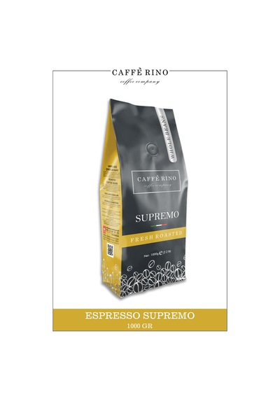 Caffe Rino Espresso Supremo Çekirdek Kahve 1 KG