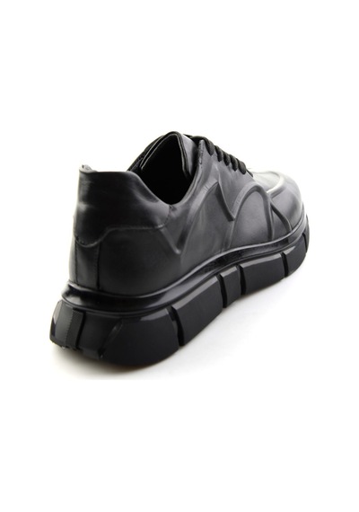 Bambi Siyah Napa Hakiki Deri Erkek Sneaker E01736060343