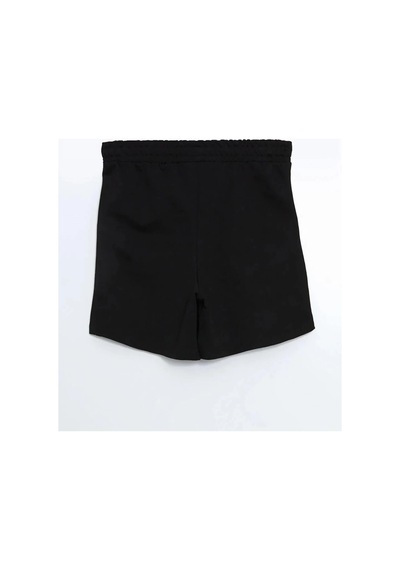 LC Waikiki Xsıde Siyah Beli Lastikli Kadın Şort New Black