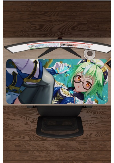 Sucrose Genshin Impact Anime Oyuncu V2 - 90x40 Xxl Gaming Mouse Pad Fare Altlığı