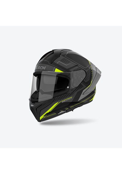 Aıroh Matryx Rocket Kask Siyah Sarı