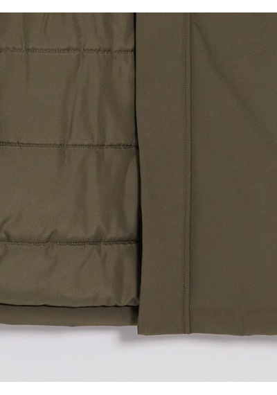 Lcwaıkıkı Classic Haki Regular Fit Dik Yaka Erkek Şişme Mont