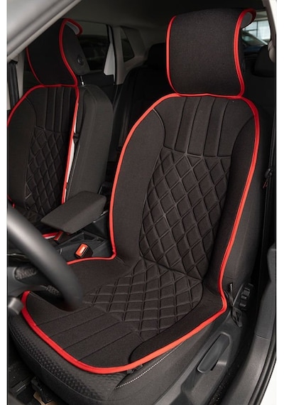 Space Elegance 2'li Set Minder Siyah-Kırmızı / KLMNY536