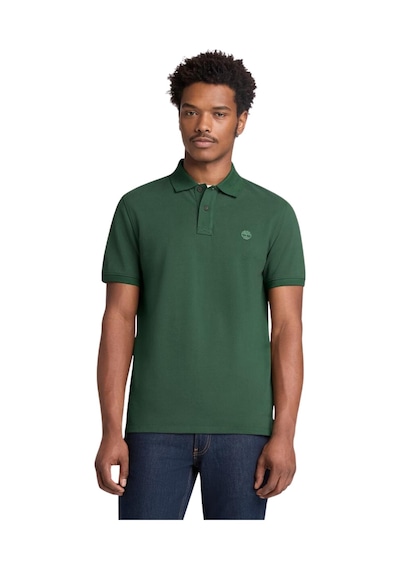 B0a6vdpa6x1-r Timberland Mıllers Rıver Pique Short Sleeve Polo Erkek T-shirt Yeşil B0a6vdpa6x1-r Yeşil