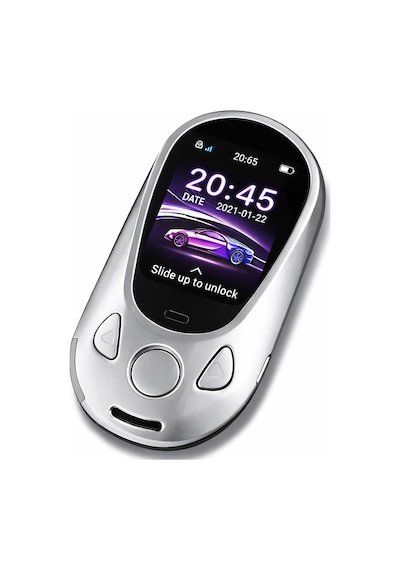 Smart Key Akıllı Araç Anahtarı Tk988 Gümüş Dokunmatik Ekranlı Uzaktan Kumanda Smart Display Key Universal Araba Anahtarı