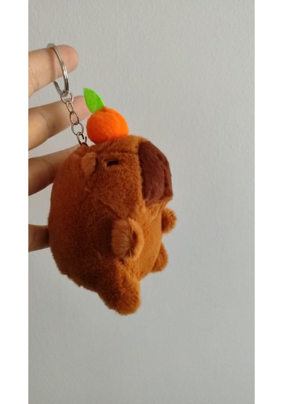 Kapibara Peluş Anahtarlık Çanta Aksesuar Çok Renkli