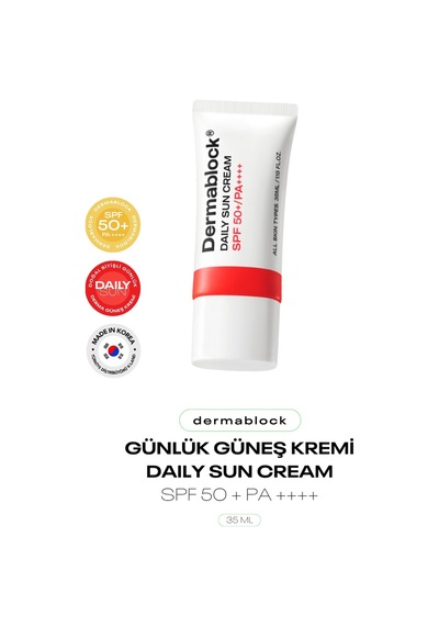 Doğal Bitişli Günlük Kore Güneş Kremi Daily Sun Cream Spf 50 + Pa ++++