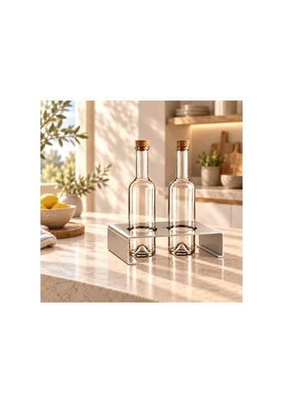 Olva Paslanmaz Çelik İkili Yağlık Seti Cam Şişeli Modern Tasarım Minimalist Zeytinyağı Ve Sirkelik Standı Gri - 935569786 Gri Olva Paslanmaz Çelik İkili Yağlık Seti Cam Şişeli Modern Tasarım Minimalist Zeytinyağı Ve Sirkelik Standı Gri - 935569786 Gri