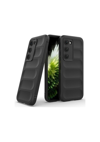 Tecno Spark 40 Pro Kılıf Esnek Tpu Oyuklu Arka Yüzey Tasarımlı Zore Etnik Silikon Kapak Siyah