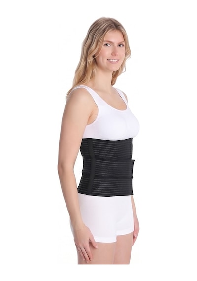 Code: Ort-283 Abdominal Korse - 3 Bantlı Standart Beden Siyah