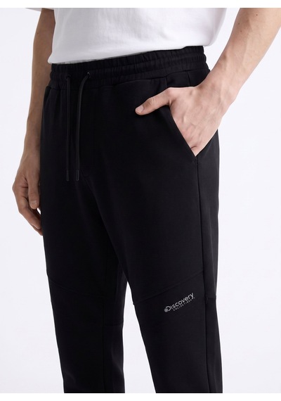 Discovery Expedition Siyah Erkek Jogger Düz Eşofman Altı D4wm-ea3221