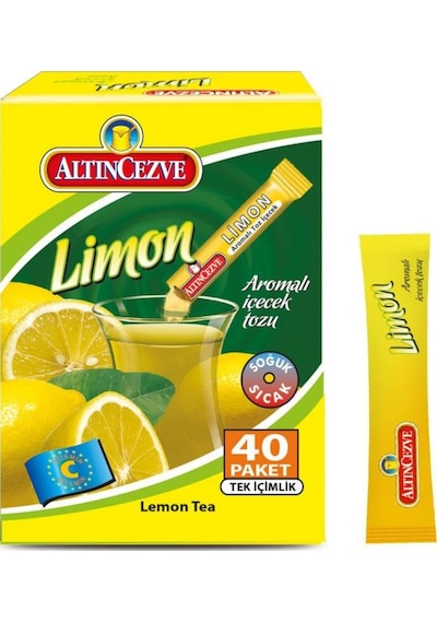 Altıncezve Limon Aromalı Tek İçimlik İçecek Tozu 10'lu 40 x 1.5 G