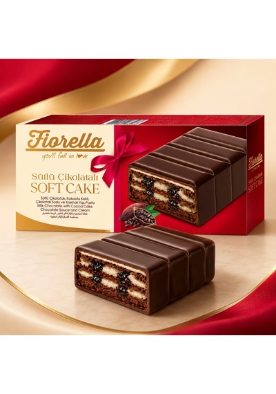 Fiorella Çikolatalı Yaş Pasta 400 Gr. 1 Paket