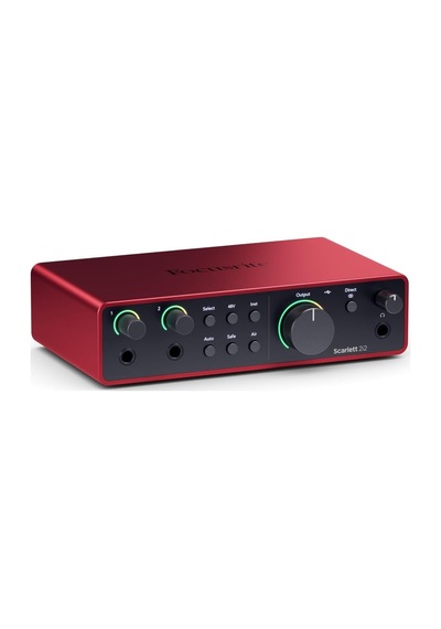 Scarlett 2i2 Gen 4 Ses Kartı: Kayıt, Şarkı Yazma, Yayın Ve Podcasting İçin Usb Audio Arayüzü, Stüdyo Kalitesin