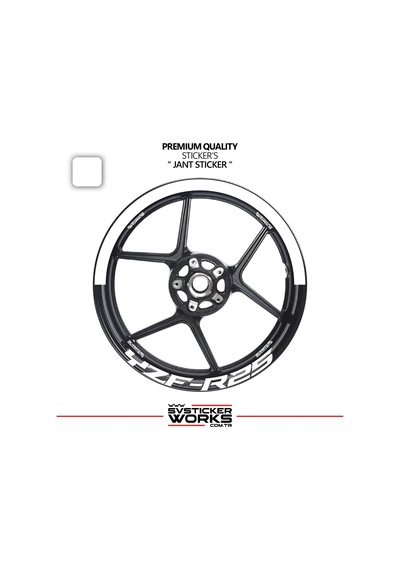 Yamaha Yzf-r25 Jant Şeridi Yarım Jant Kaplama & Yzf-r25 Yazı Sticker Seti 32944888
