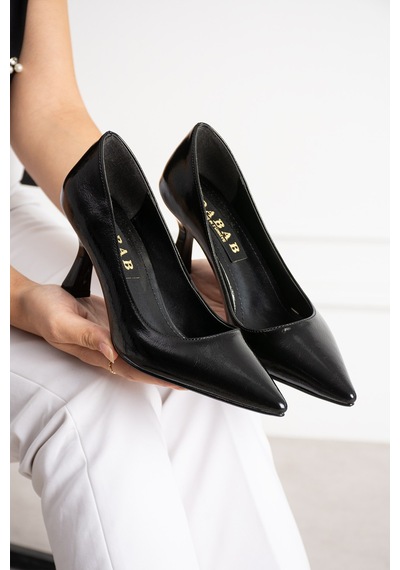 Dabab Shoes Belen Siyah Kadın Kırışık Rugan Sivri Burun 7 Cm İnce Topuklu Stiletto Ayakkabı Dabab Shoes Belen Siyah Kadın Kırışık Rugan Sivri Burun 7 Cm İnce Topuklu Stiletto Ayakkabı