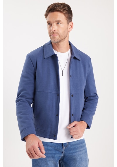 Tudors Erkek Slim Fit Dar Kesim Çift Cepli Çıtçıt Kapamalı Lacivert Mont-46277 Lacivert Tudors Erkek Slim Fit Dar Kesim Çift Cepli Çıtçıt Kapamalı Lacivert Mont-46277 Lacivert