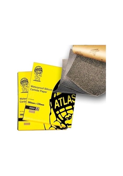 Atlas 100 Lük Su Zımparası Çok Renkli