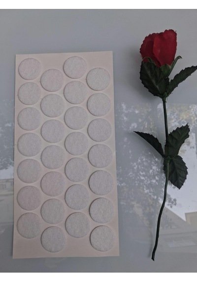 Keçe 90742 Hrd 4 Paket 28 Mm Beyaz Masa Sandalye Koltuk Baza Ayak Çizdirmez Yapışkanlı